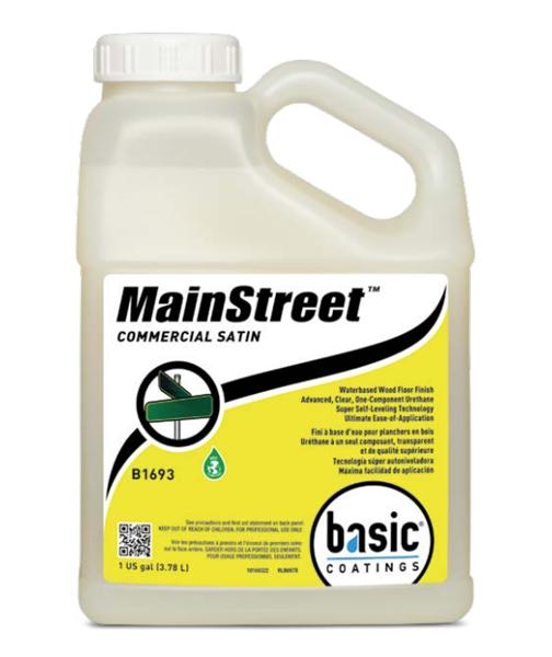 Basic Coatings MainStreet Water-Based Wood Floor Finish - 1 Gallon