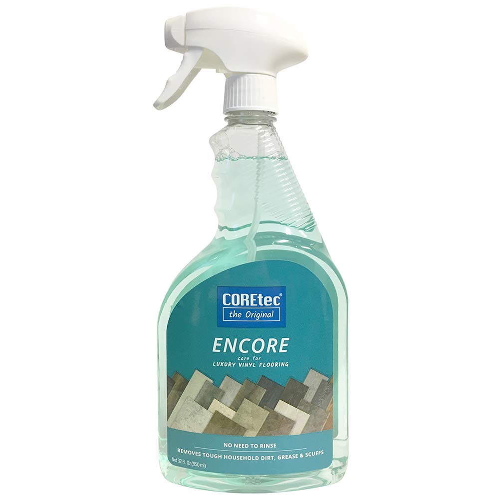ENCORE 03Z76 Floor Cleaner Care for Luxury Vinyl Flooring Ready To Use 32oz Spray Bottle (Green) (32 Oz) - ShippingFloors