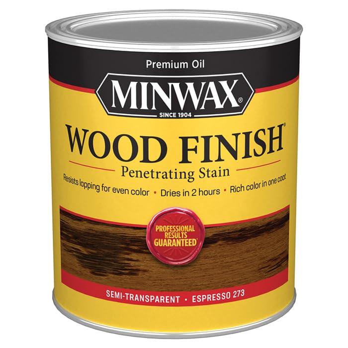 4-Pack of 1 qt Minwax 70050 Espresso Wood Finish Oil-Based Wood Stain - ShippingFloors