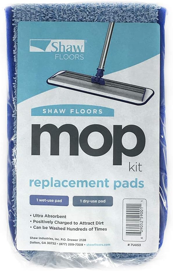 Shaw Floors Vibrant Micro Fiber Mop Hardwood and Laminate Cleaning Kit w/Cleaner + Pads 1 Wet/1 Dry - ShippingFloors