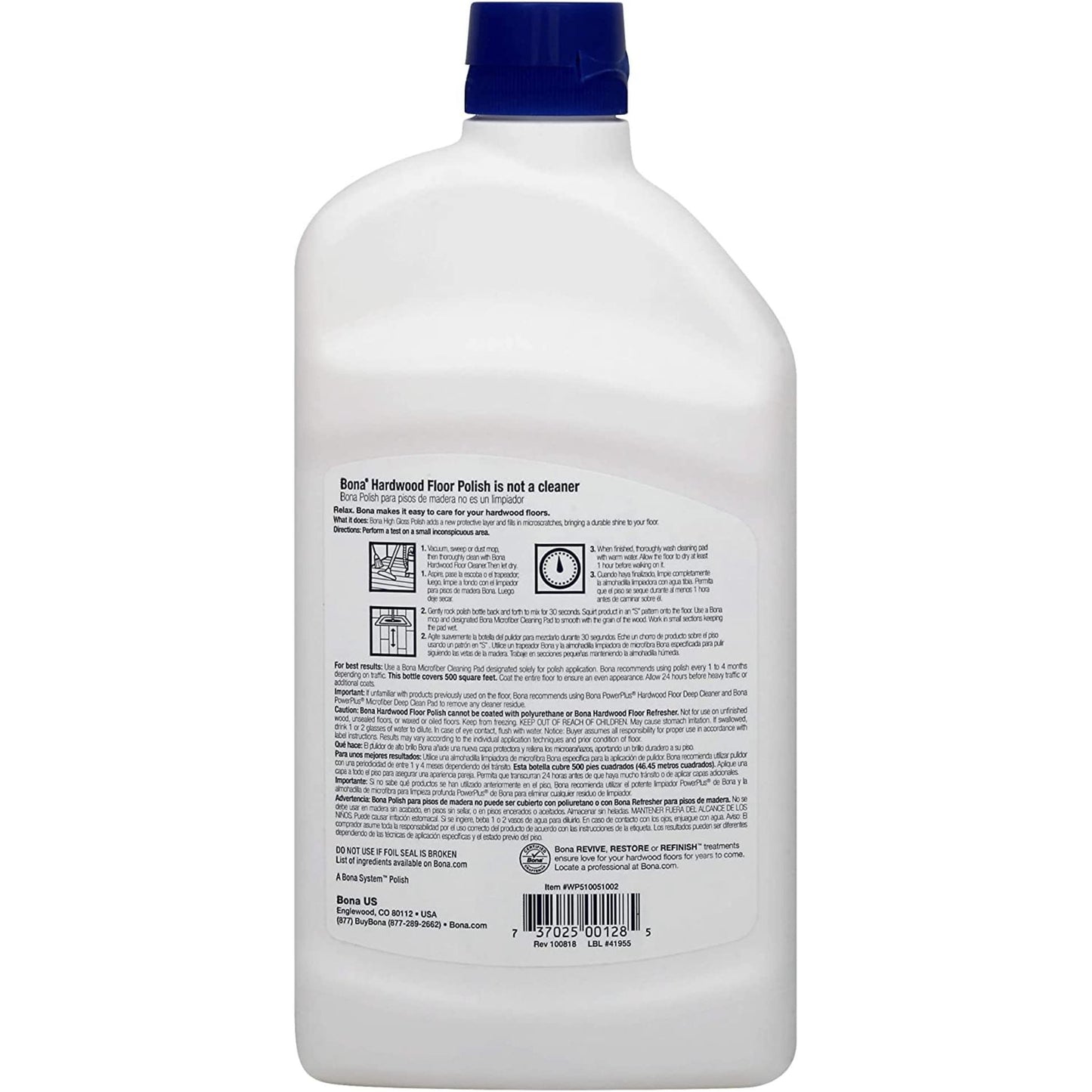 Hardwood Floor Cleaner, 1 gal Refill Bottle - ShippingFloors