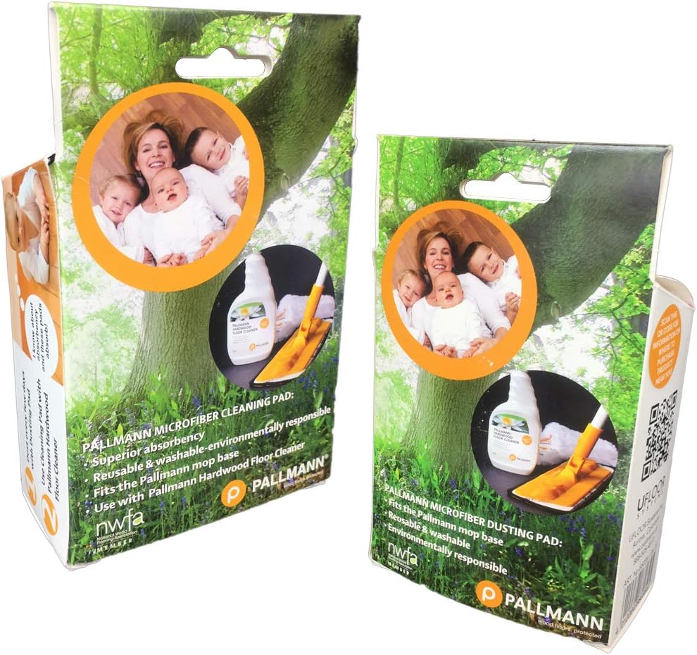 Pallmann New Microfiber Cleaning and Microfiber Dusting Replacement Pads. (Value Pack) - ShippingFloors