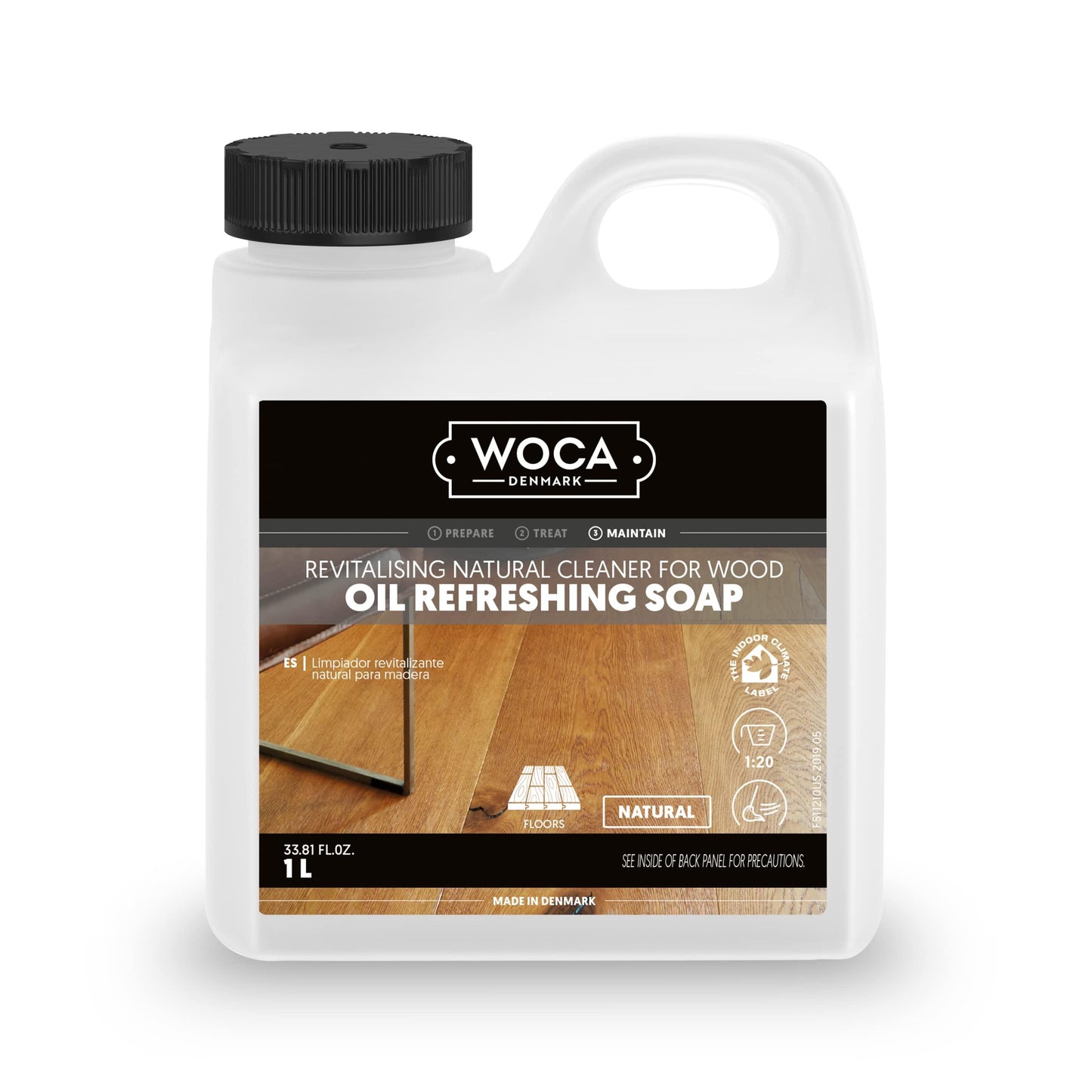 WOCA Denmark Oil Refreshing Soap Spray Natural 750 ml - ShippingFloors