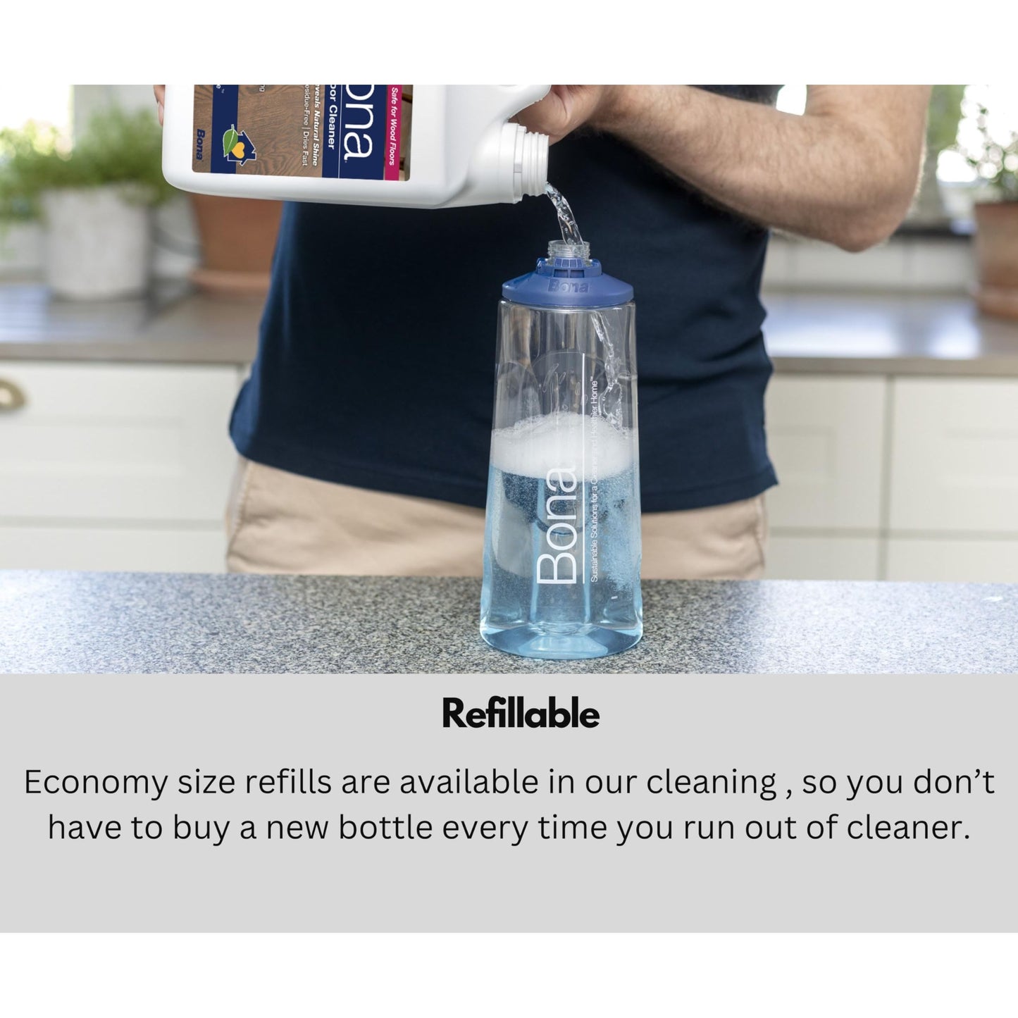 Hardwood Floor Cleaner, 1 gal Refill Bottle - ShippingFloors