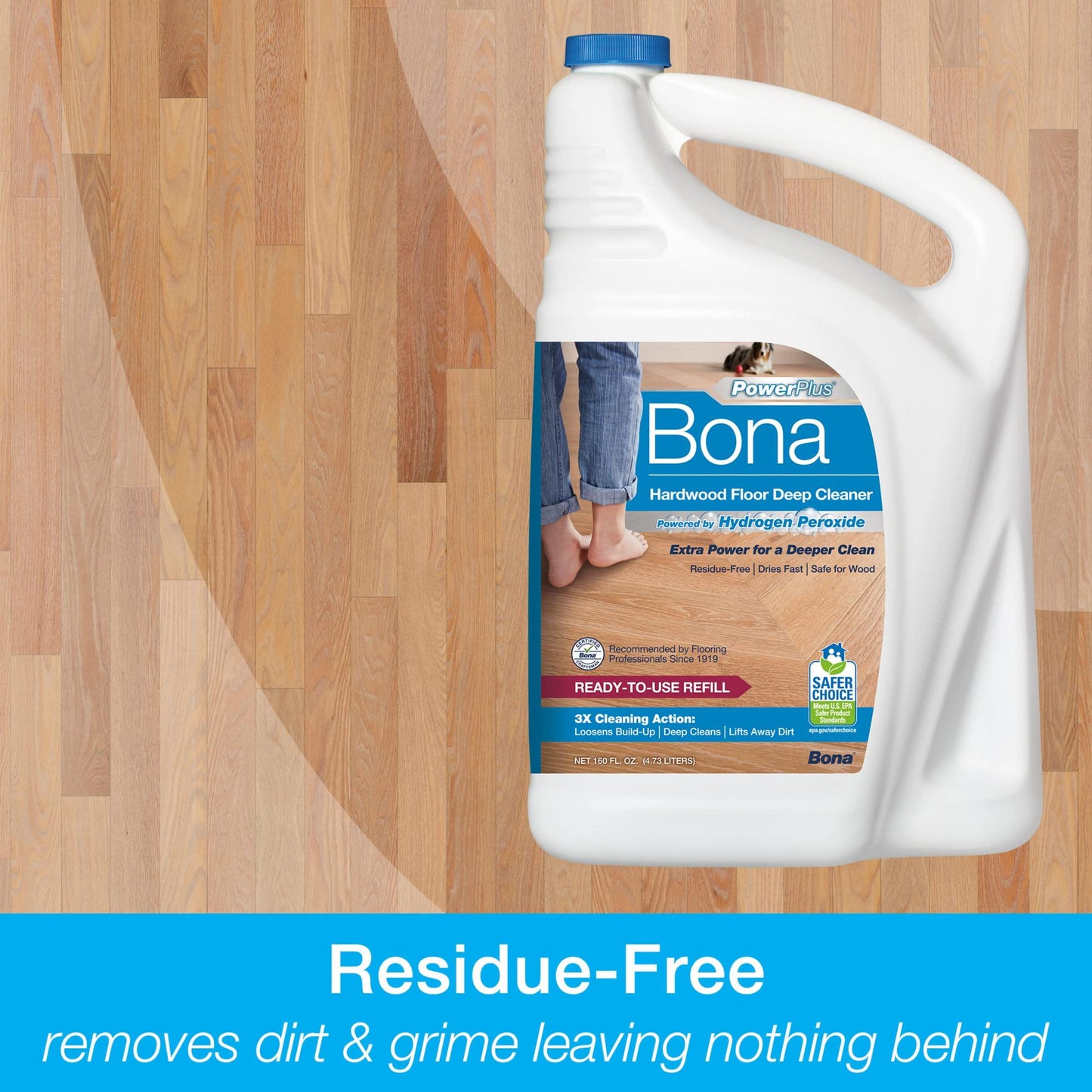 Hardwood Floor Cleaner, 1 gal Refill Bottle - ShippingFloors