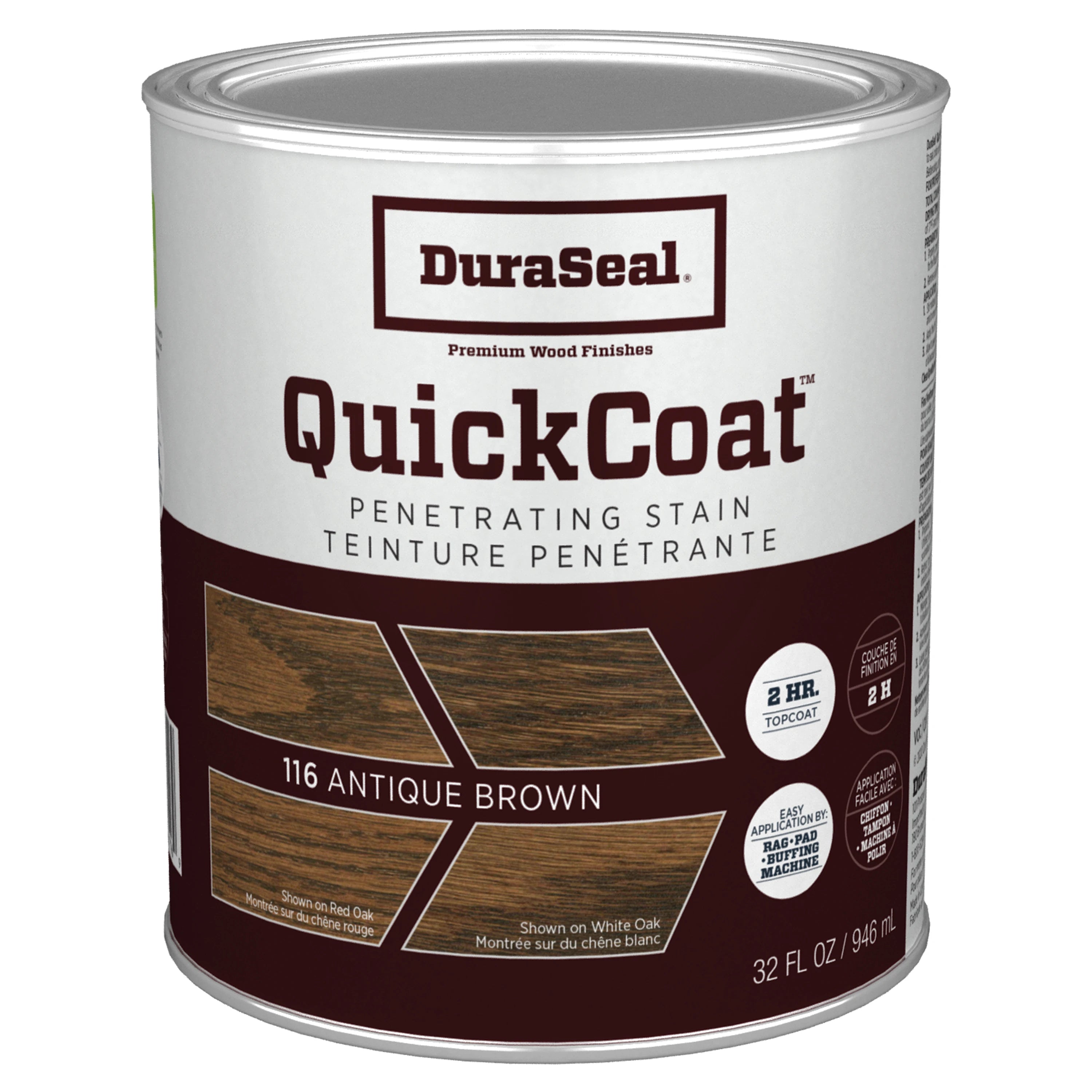 DuraSeal Quick Coat Penetrating Finish - Antique Brown Quart - ShippingFloors