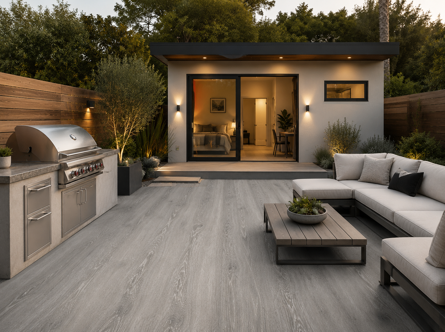 U Brush Engineered Flooring 7/8" × 7.5° x 96" with 6mm Top Layer (75% 96" long)