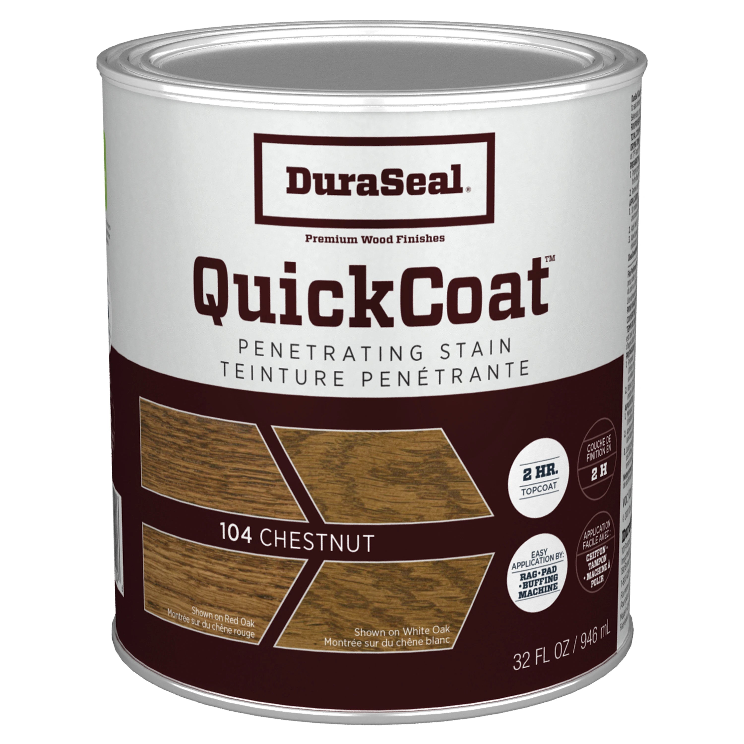 DuraSeal Penetrating Finish Quick Coat - Chestnut Quart - ShippingFloors