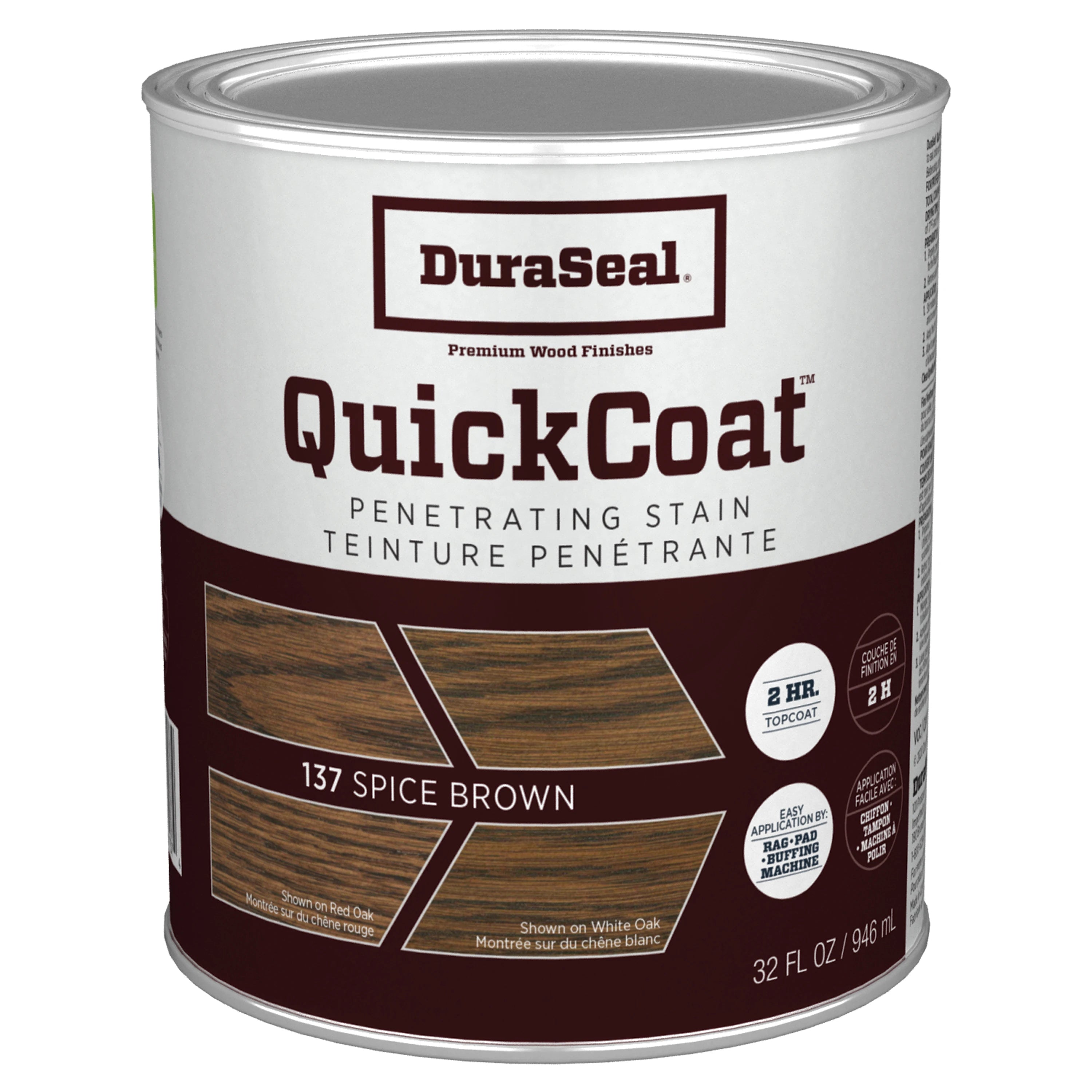 DuraSeal Penetrating Finish Quick Coat - Spice Brown Quart - ShippingFloors