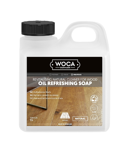 WOCA Denmark Oil Refreshing Soap Natural 1L - ShippingFloors