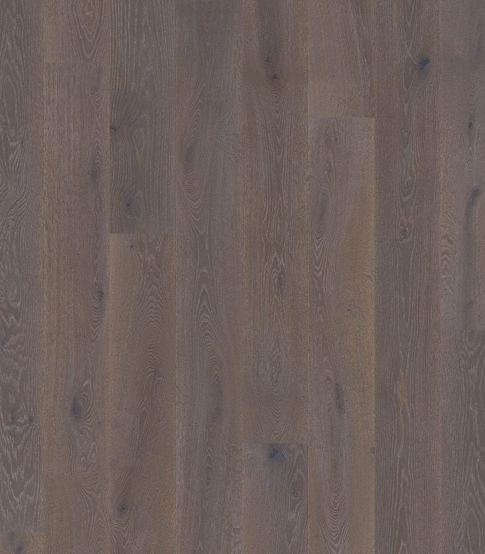 Tip Top Grey Brushed Western European Oak Engineered Hardwood Floor, 7.5"–11.5" Wide, 72"–96" Long, 9/16"–7/8" Thick