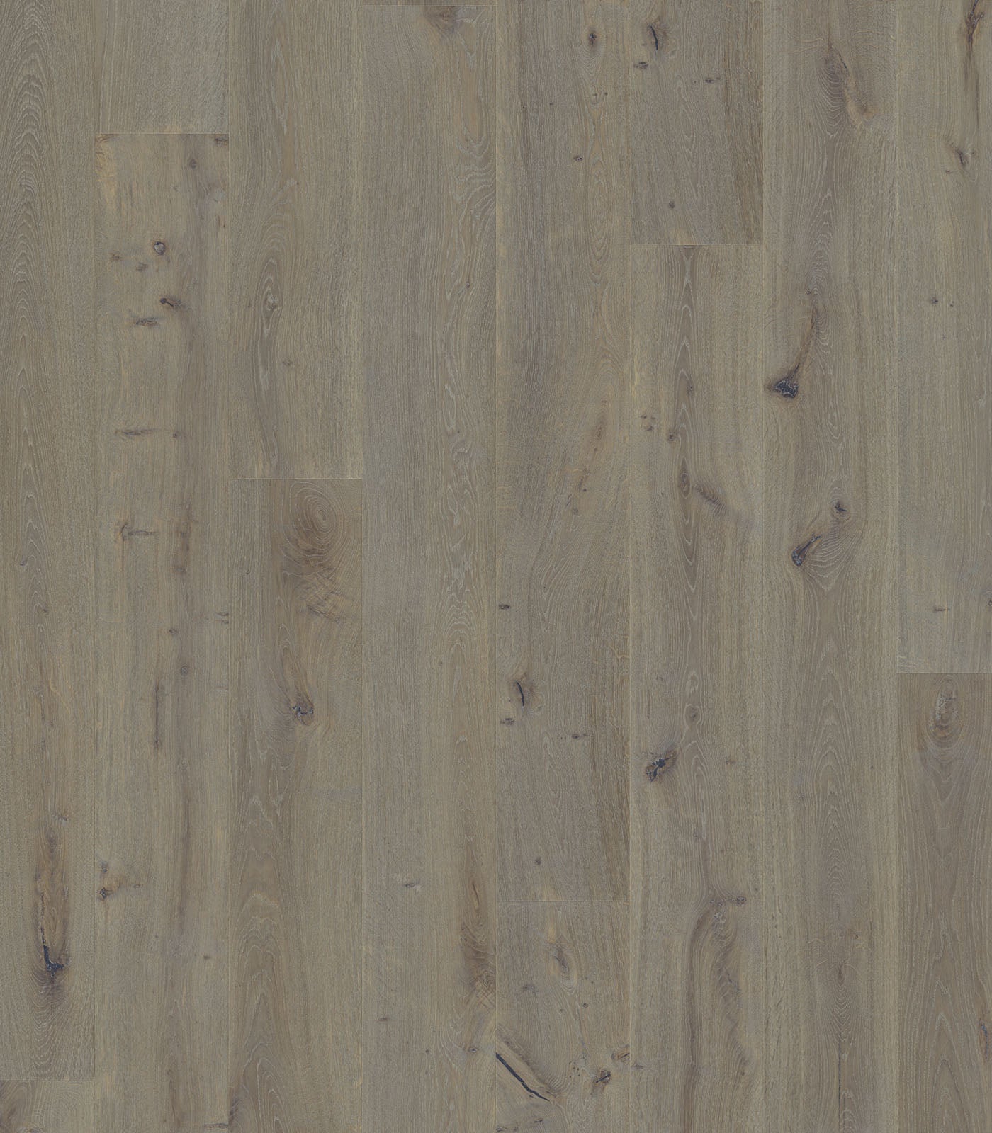 Whitsundays Engineered Hardwood Flooring - Western European Oak, Warm Grey, Smooth/Brushed, 7.5"-11.5" W, 72"-96" L, 9/16"-7/8" Thick, Tongue & Groove/5G