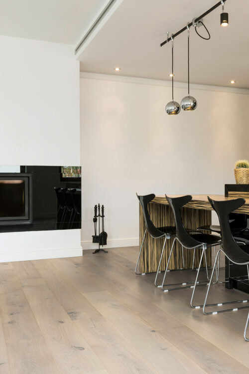 Taos Engineered Hardwood Flooring – Western European Oak, 7.5"–11.5" Wide, 72"–96" Long, 9/16"–7/8" Thick, UV Oil/Urethane Finish
