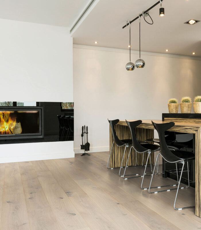 Taos Engineered Hardwood Flooring – Western European Oak, 7.5"–11.5" Wide, 72"–96" Long, 9/16"–7/8" Thick, UV Oil/Urethane Finish