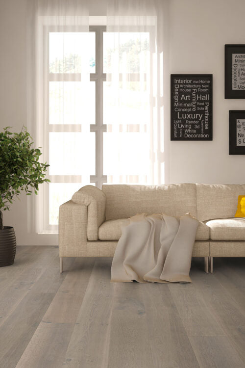 Seychelles Western European Oak Engineered Hardwood Flooring, 7.5"-11.5" W, 72"-96" L, 9/16"-7/8" Thick, Tongue & Groove/5G