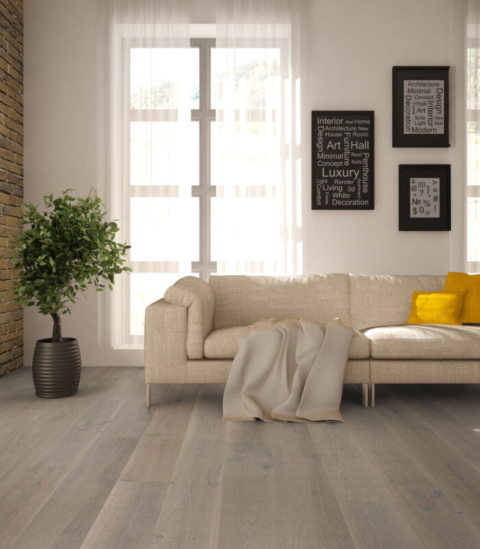 Seychelles Western European Oak Engineered Hardwood Flooring, 7.5"-11.5" W, 72"-96" L, 9/16"-7/8" Thick, Tongue & Groove/5G