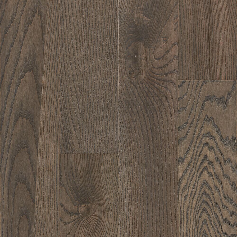 Mountainside Taupe 6-1/2" Wide Ash Engineered Hardwood Flooring, 7/16" Thick, Varied Lengths, Low Gloss Finish - ShippingFloors