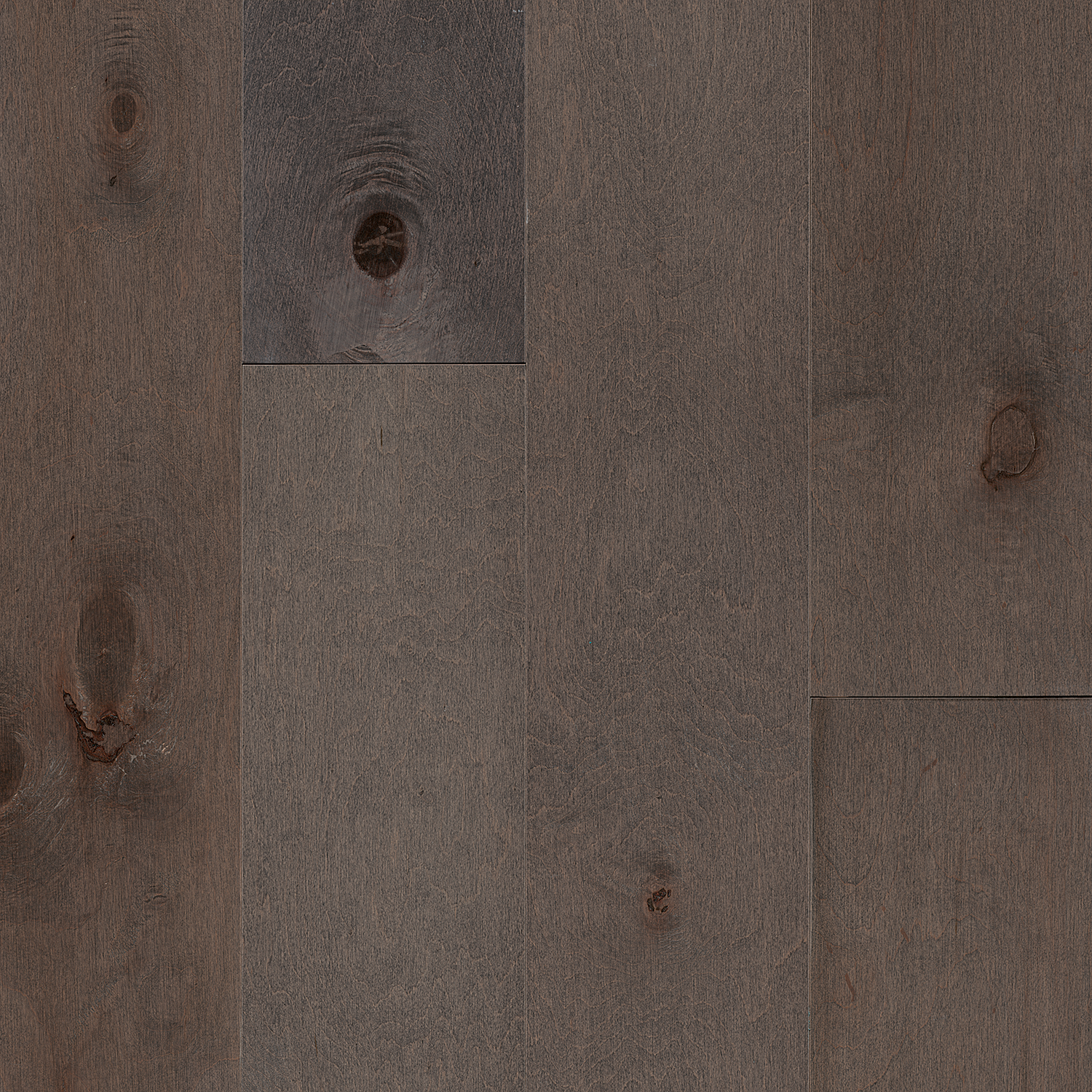Morrow Stone 6-1/2" Wide Maple Engineered Hardwood Flooring, 3/8" Thick, Medium Gray Low Gloss Finish, Early Canterbury - ShippingFloors