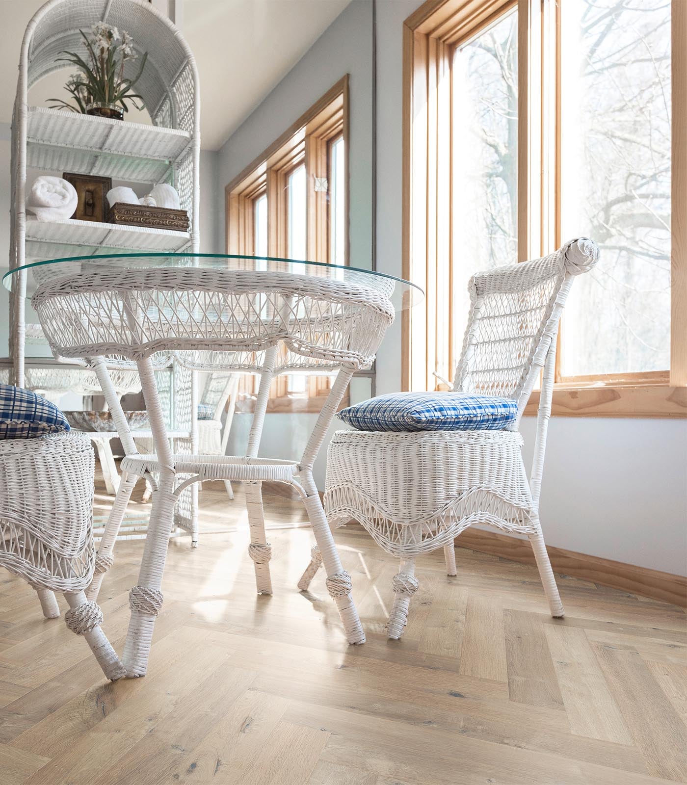 Herringbone Mauritius Engineered Hardwood Flooring, Western European Oak, 4.7" x 33" Planks, 9/16" or 7/8" Thick, UV Oil/Urethane Finish