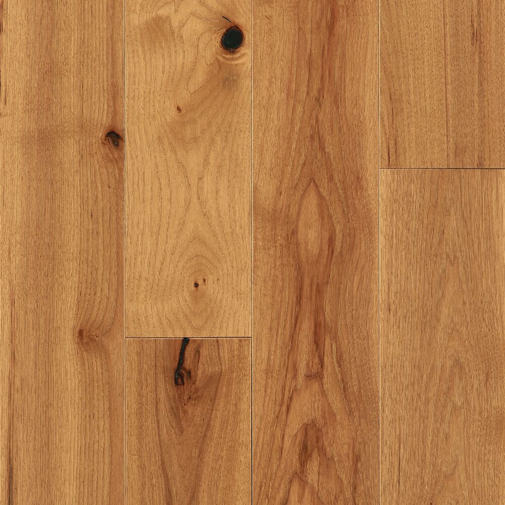 Whiskey Run 6" Wide Hickory Engineered Hardwood Flooring, 1/2" Thick, 10"-96" Lengths, Low Gloss Finish, 22.5 sq ft/box - ShippingFloors