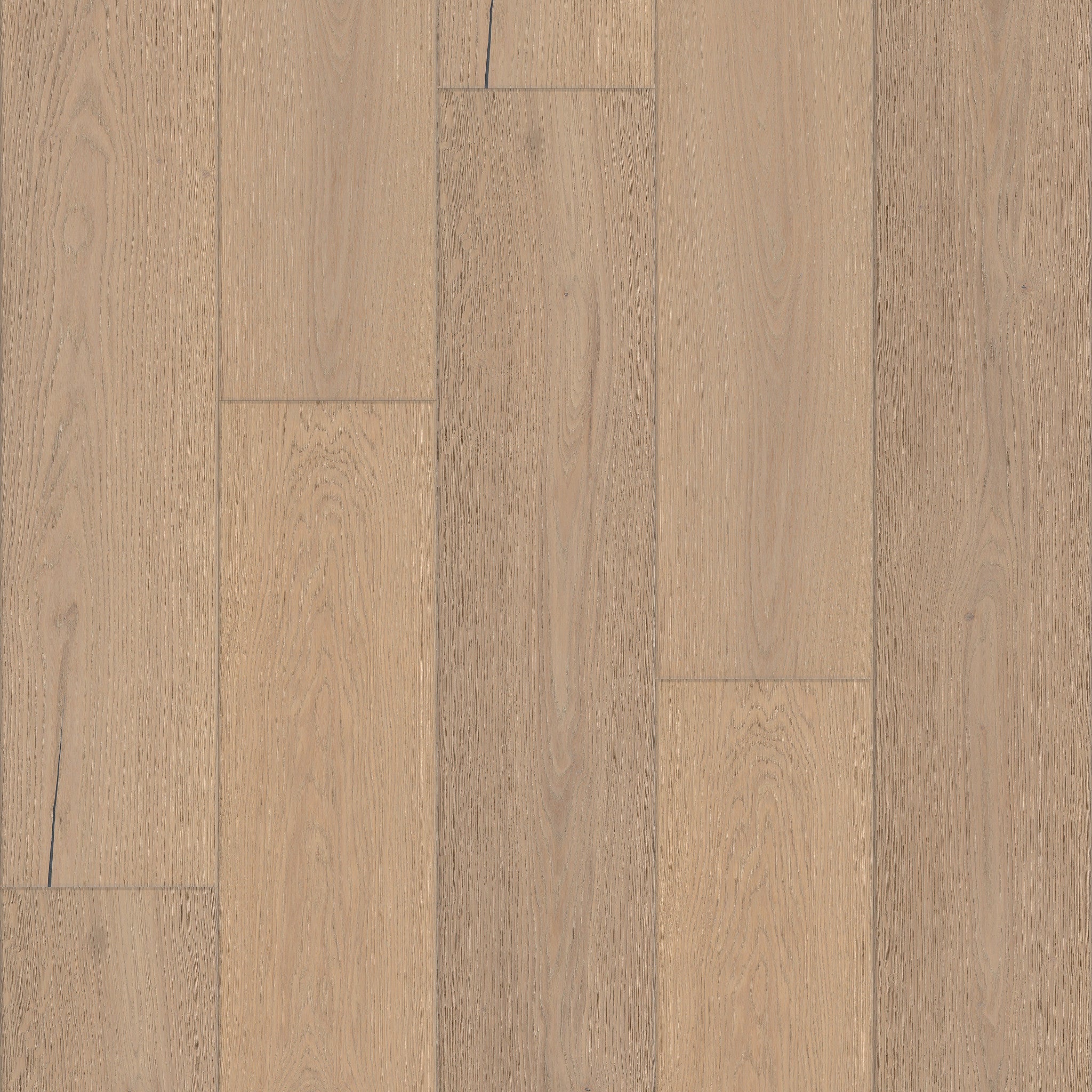 Expressions 9.5" Lyric White Oak Engineered Hardwood Flooring – 5/8" Thick, 4mm Veneer, Wirebrushed, UV Aluminum Oxide Finish