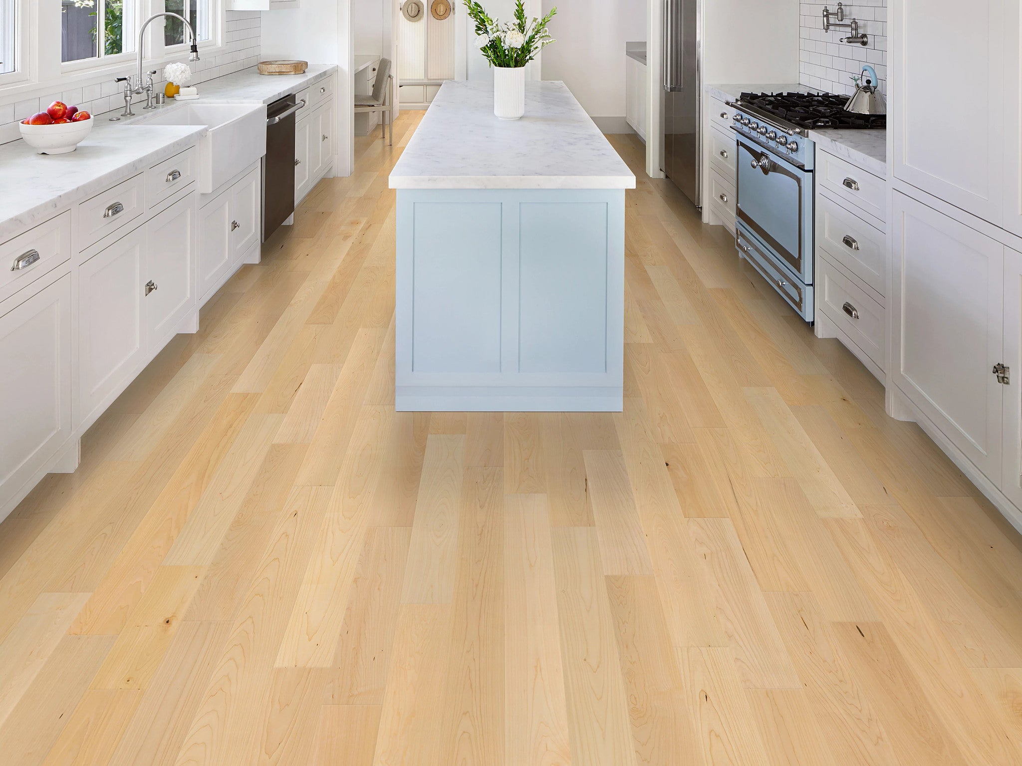 Natural Classics Hard Maple 5" Engineered Hardwood Flooring – 9/16" Thick, Smooth Texture, Micro Bevel Edges, 26.24 sq. ft. per Carton