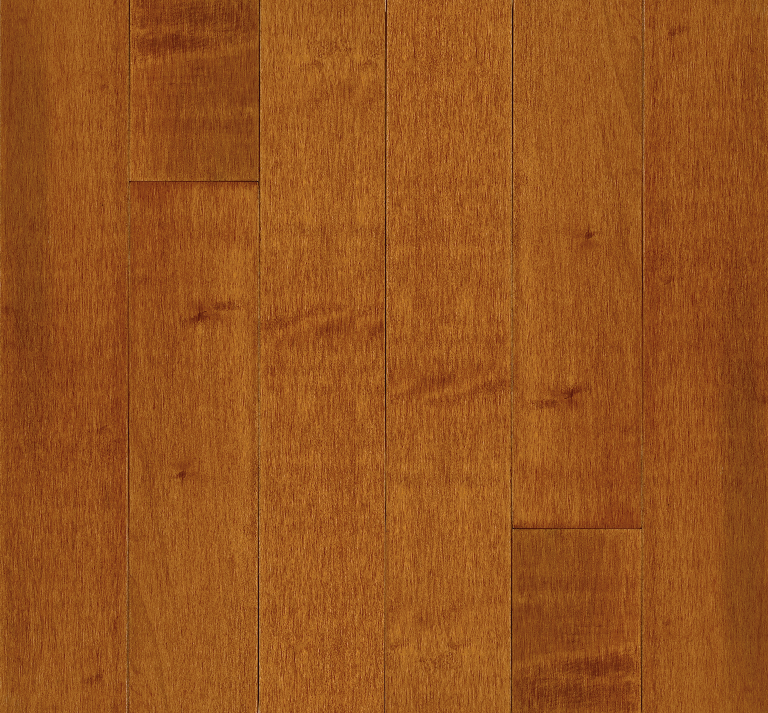 Kennedale Cinnamon 4" Wide Maple Solid Hardwood Flooring, 3/4" Thick, Medium Gloss, Micro Edge, 18.5 sq ft/Box