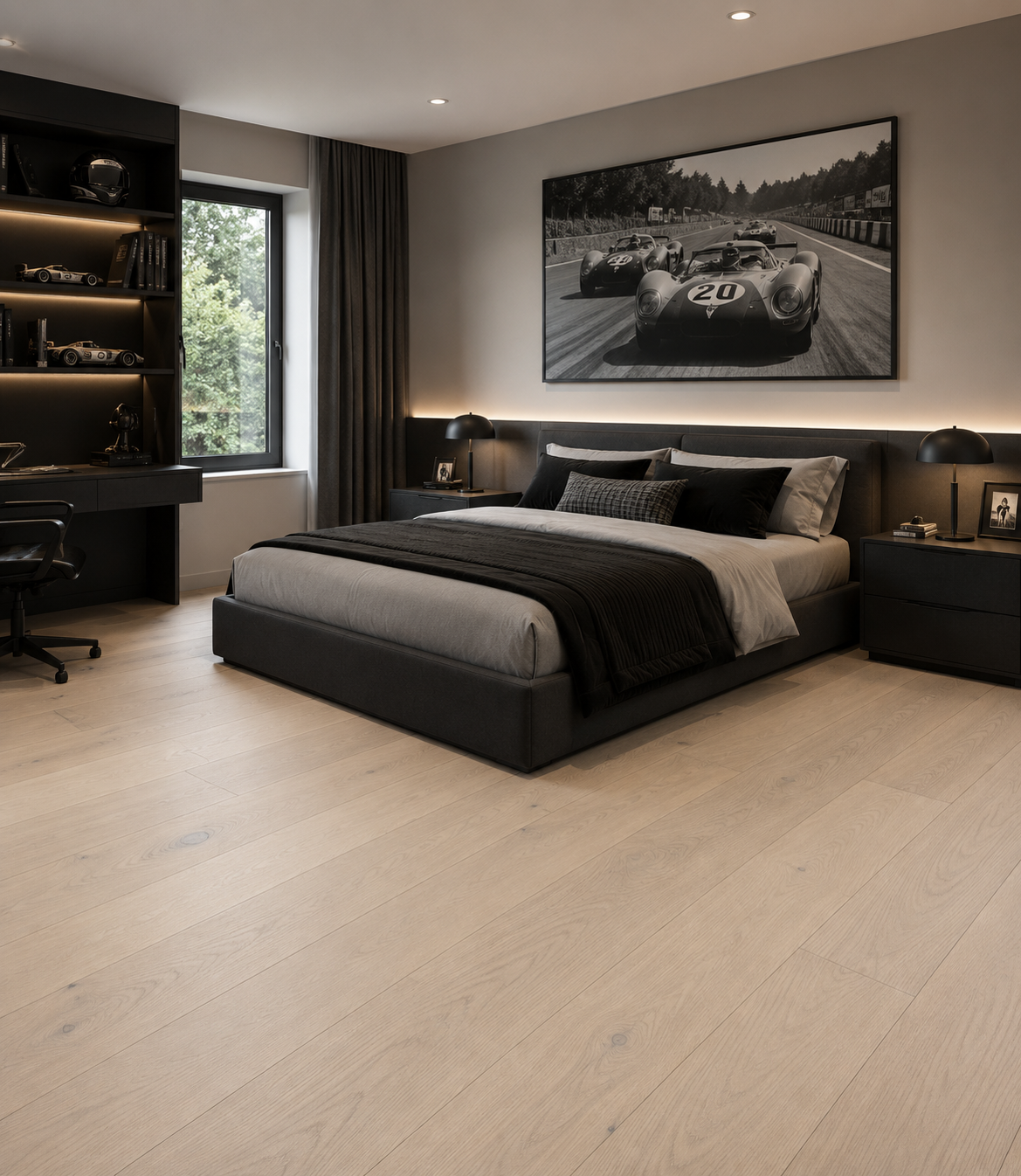 Bione European White Oak 3/4* x 7-1/2" x 2'-9' with 4mm Top Layer S&B (35.39 SF/Bundle)
