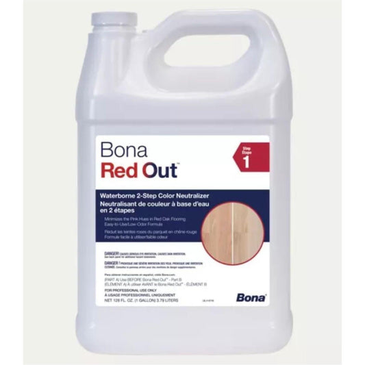 Bona Red Out Waterborne 2-Step Color Neutralizer Parts 1 and 2 737025022211