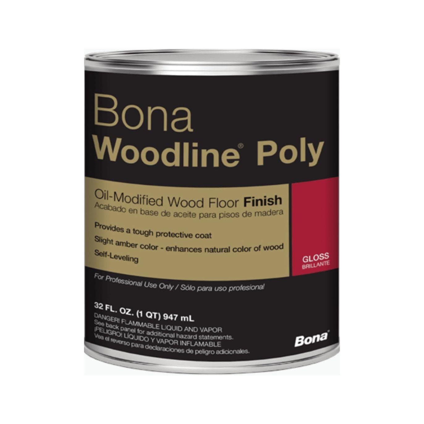 Bona Woodline Polyurethane Quart (Satin) - ShippingFloors