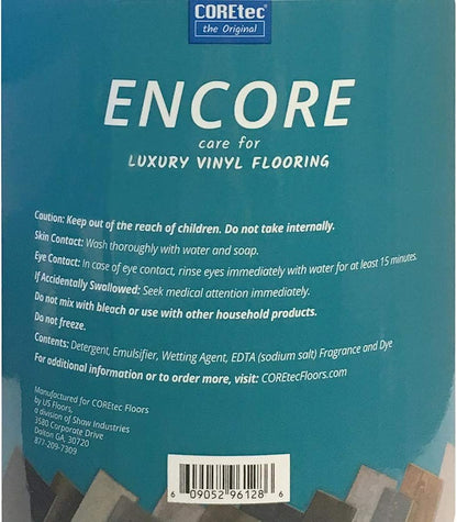 ENCORE 03Z77 Floor Cleaner Care for Luxury Vinyl Flooring Ready To Use 1 Gallon Refill - ShippingFloors