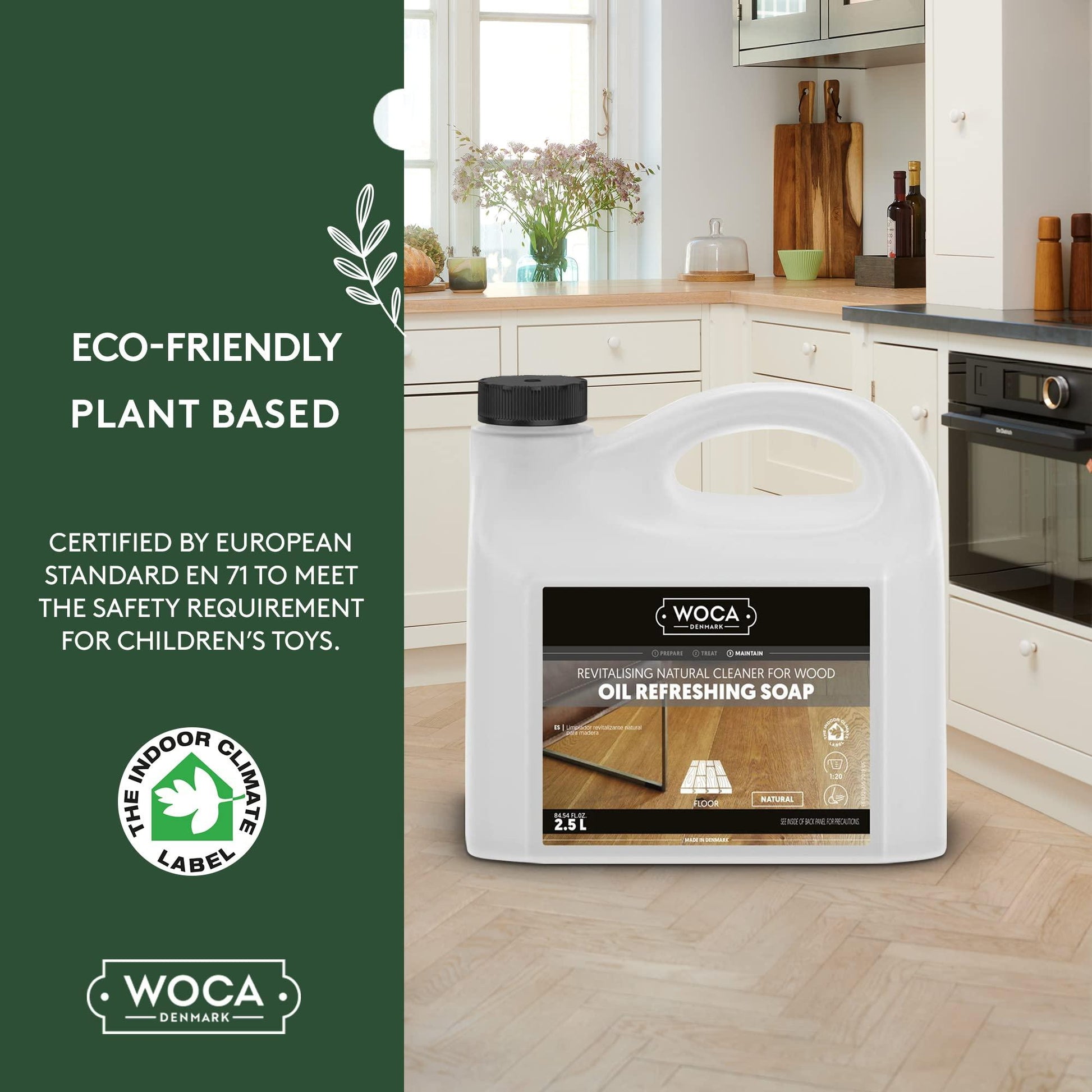 WOCA Denmark Oil Refreshing Soap Spray Natural 750 ml - ShippingFloors