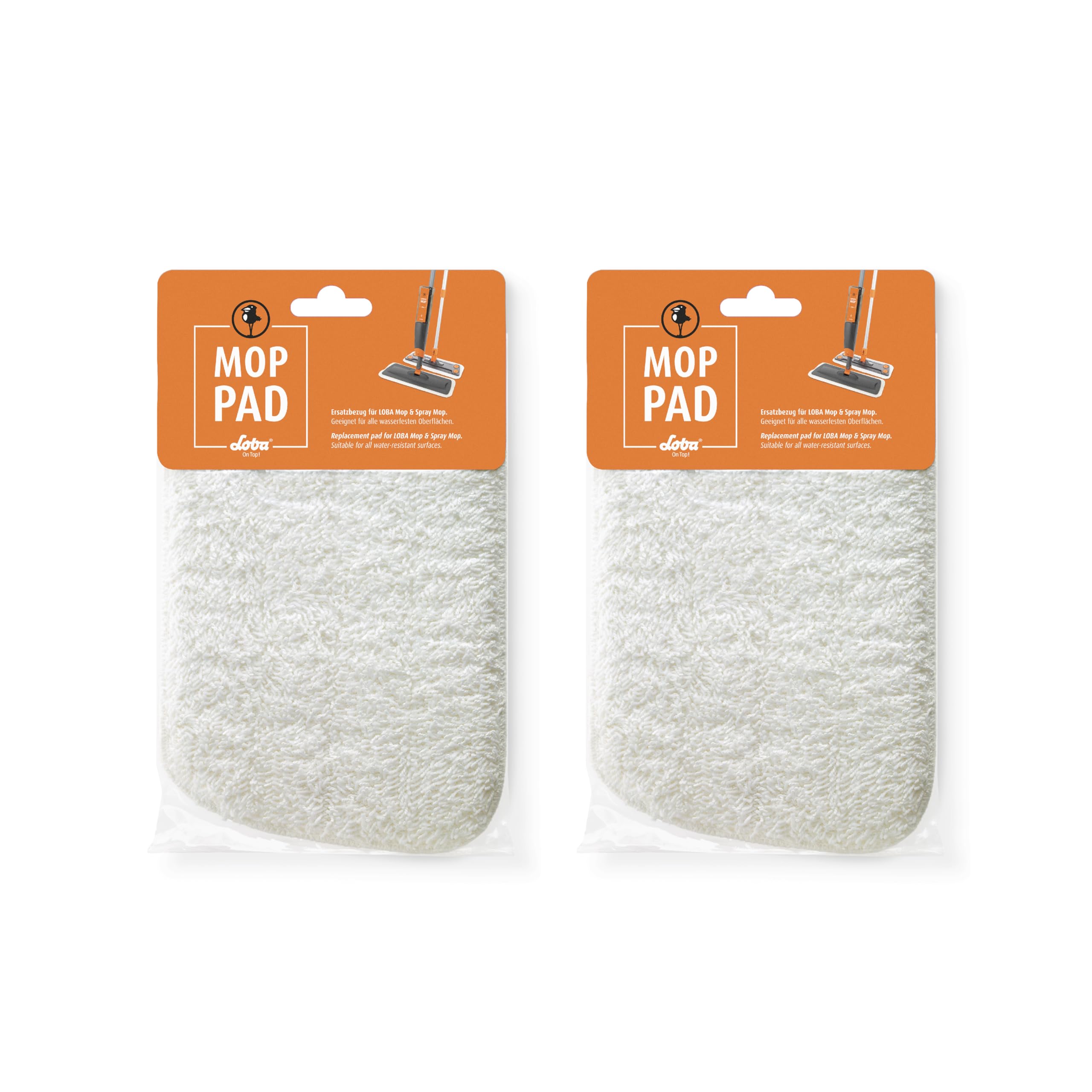 LOBA Microfiber Floor Cleaning Pad Spray Mop Mop (2 pack) - ShippingFloors