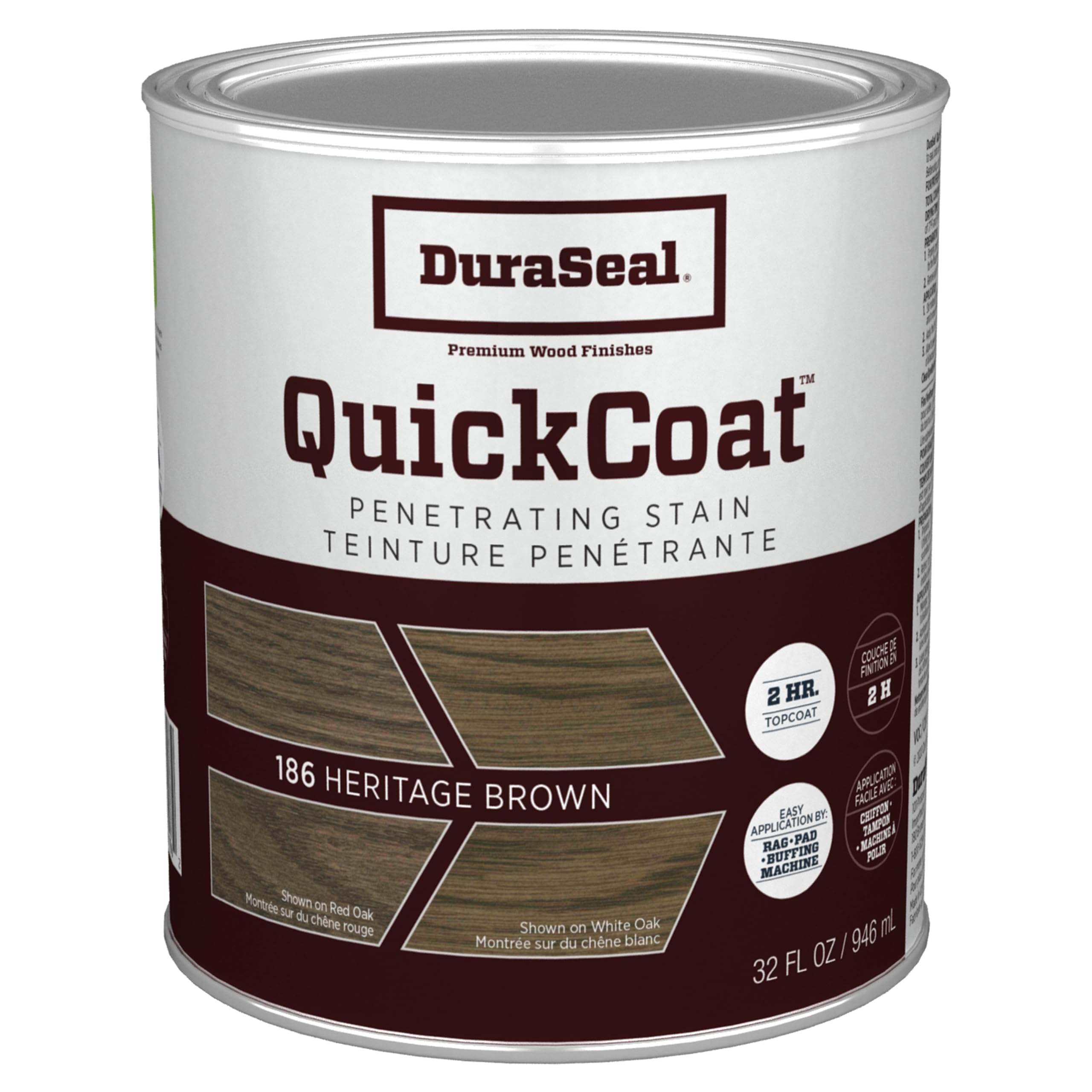 DuraSeal Quick Coat Stain - Heritage Brown Quart - ShippingFloors