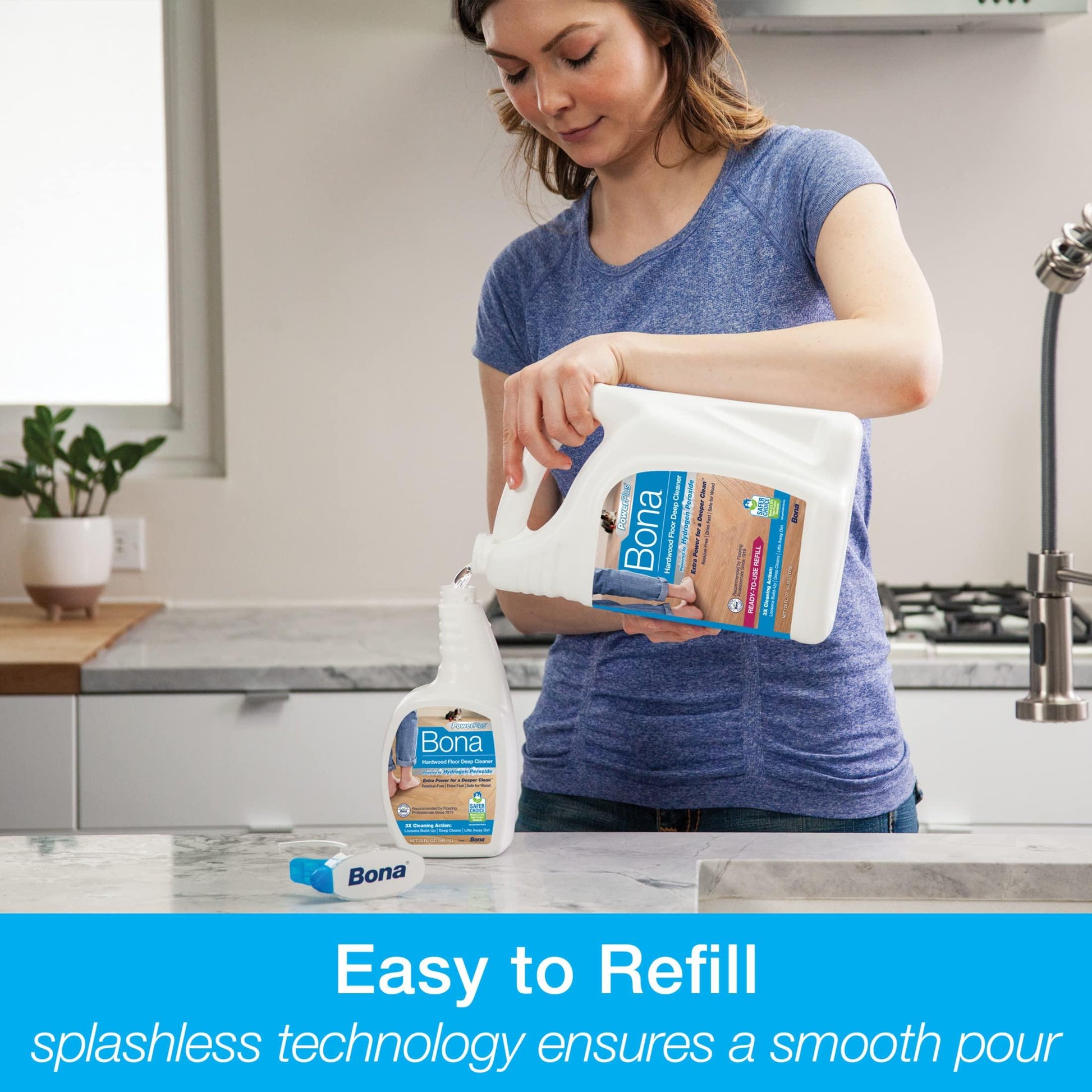 Hardwood Floor Cleaner, 1 gal Refill Bottle - ShippingFloors