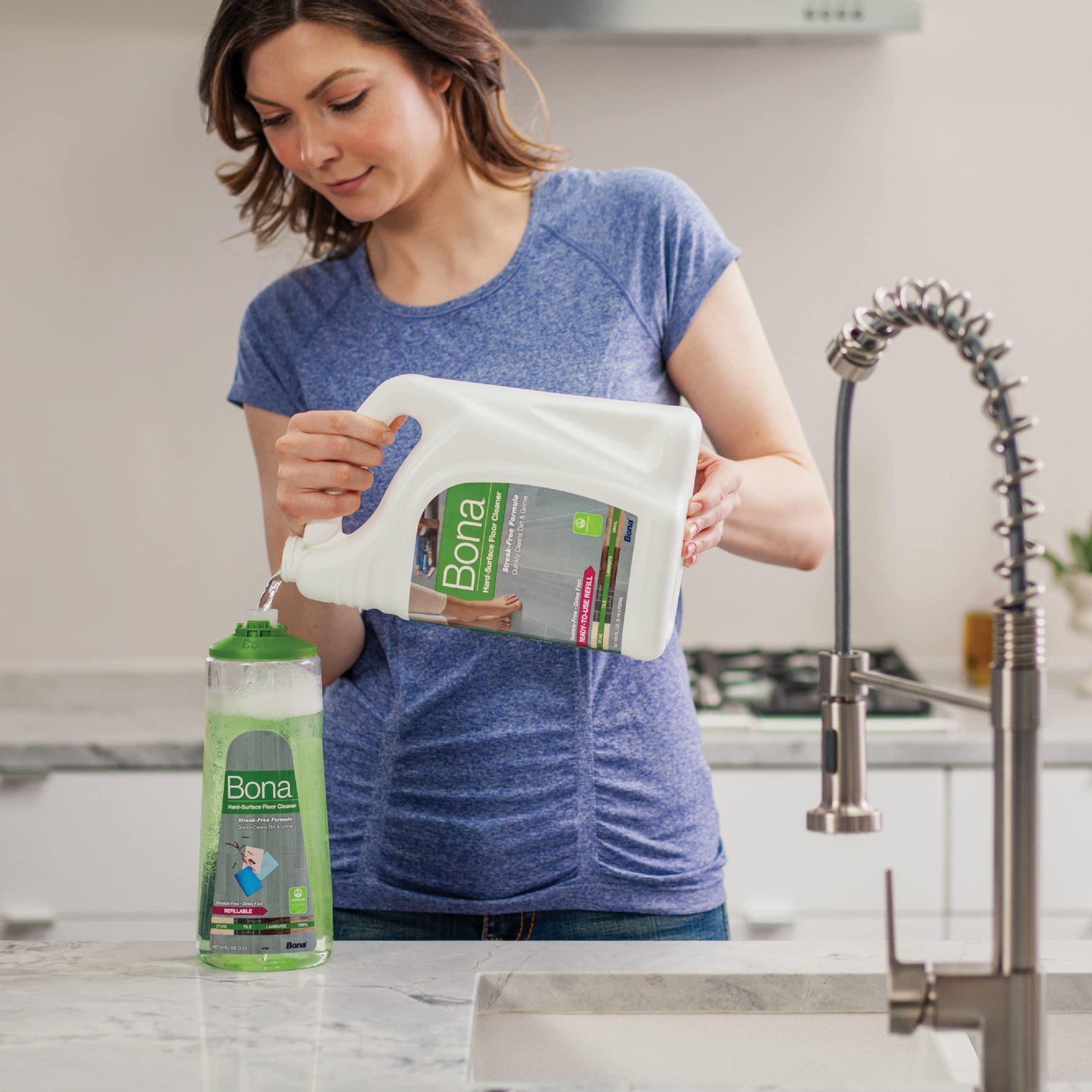Hardwood Floor Cleaner, 1 gal Refill Bottle - ShippingFloors