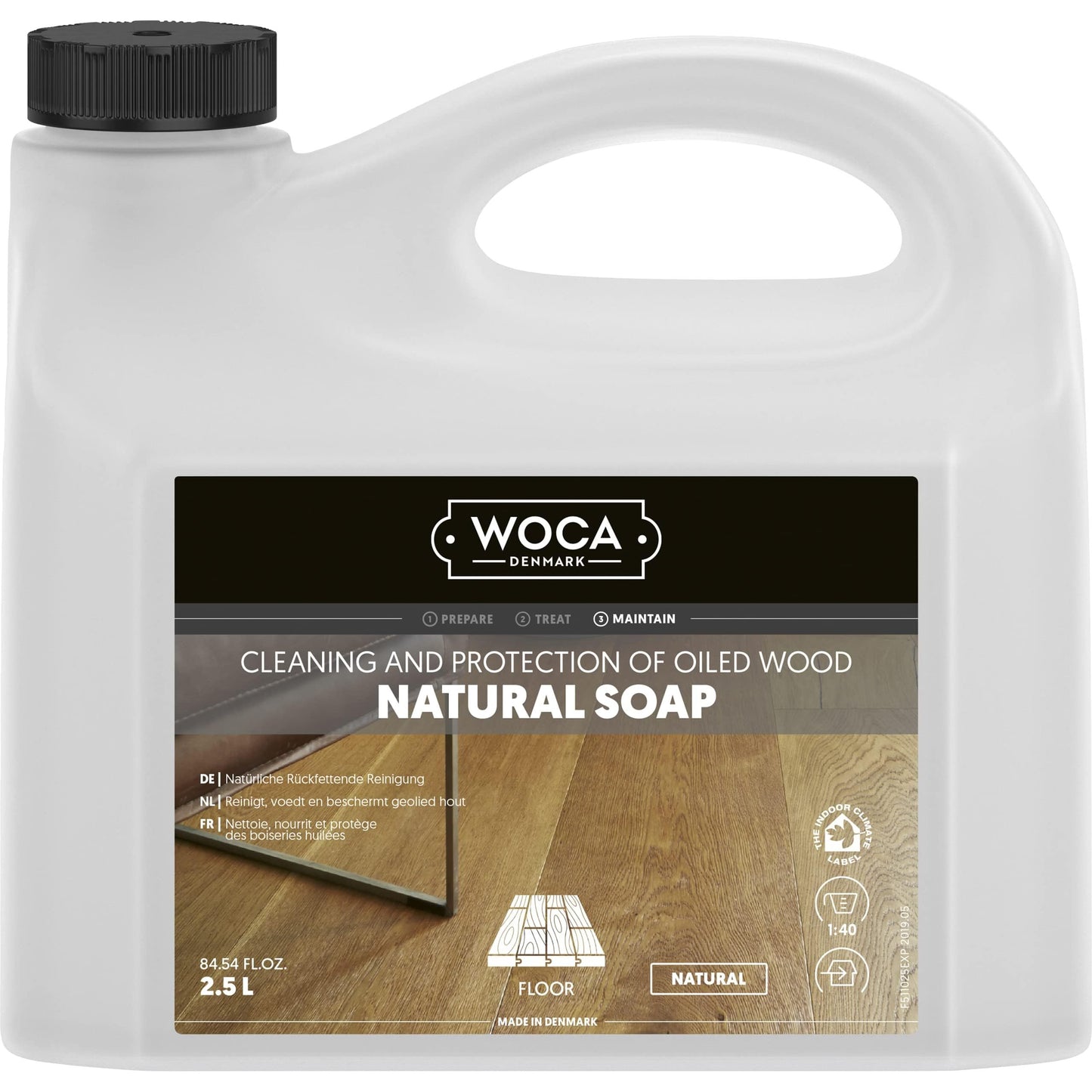 WOCA Natural Soap White - 1L - ShippingFloors