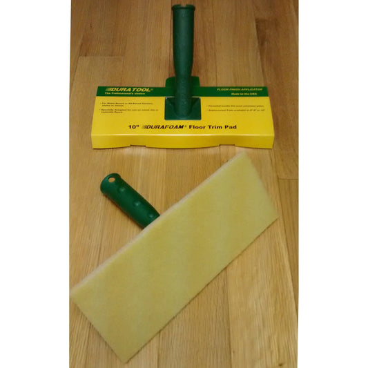 Duratool Durafoam 10" Floor/trim Pad Paint and Finish Applicator with Handle #8040