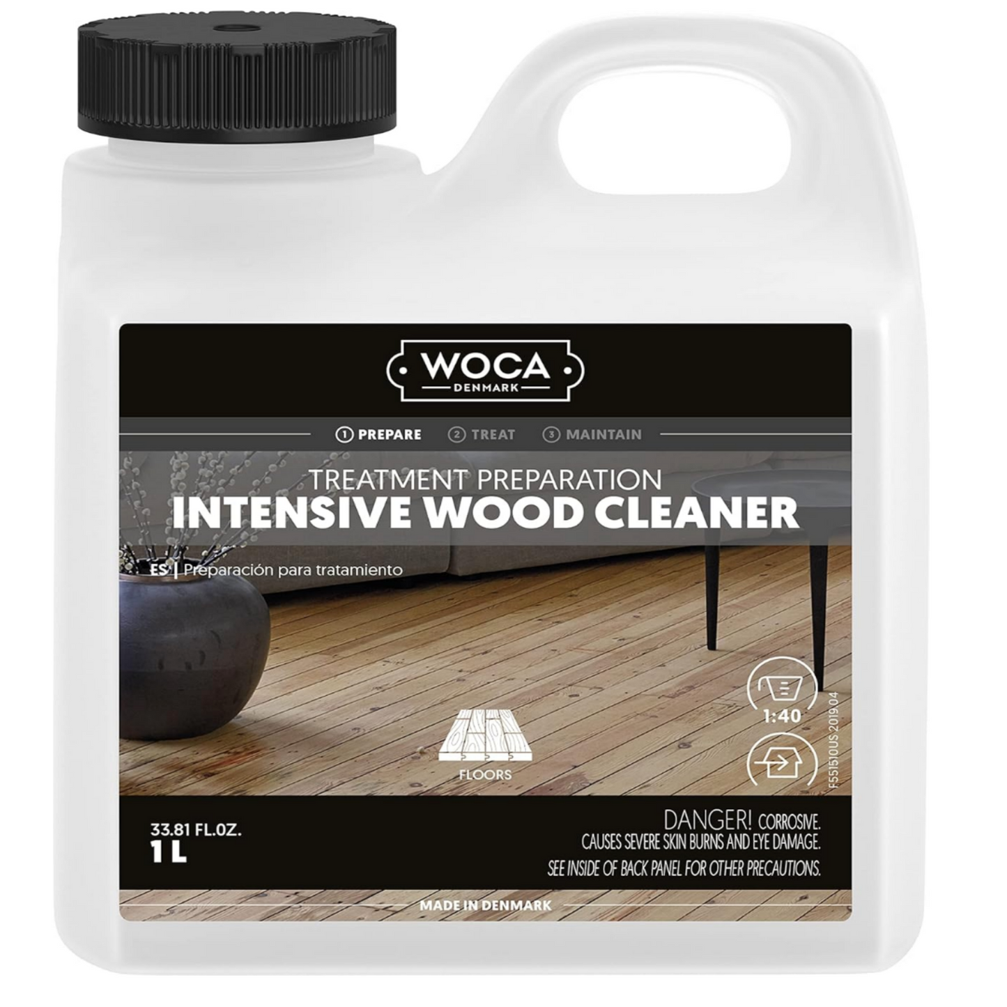 WOCA Intensive Wood Cleaner - 1 L