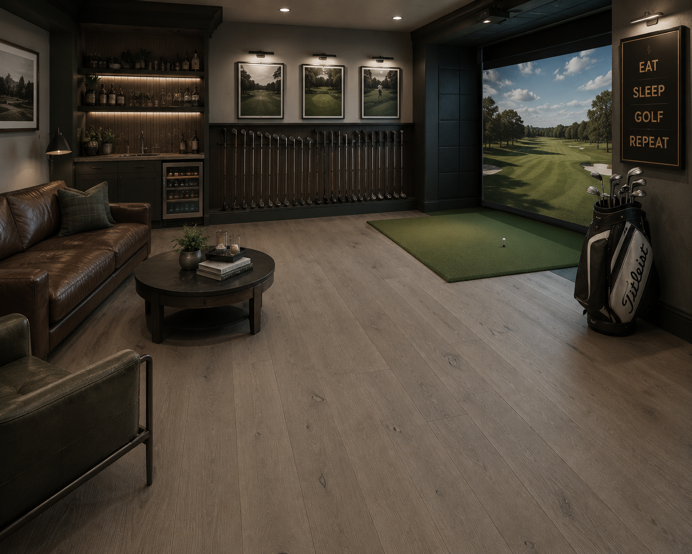 Horizon White Oak Wire-Brushed Engineered Hardwood Flooring – Tongue & Groove | 5/8” x 7-5/8” x 96” with 3.5mm Top Layer (20.55 sq. ft./Case)