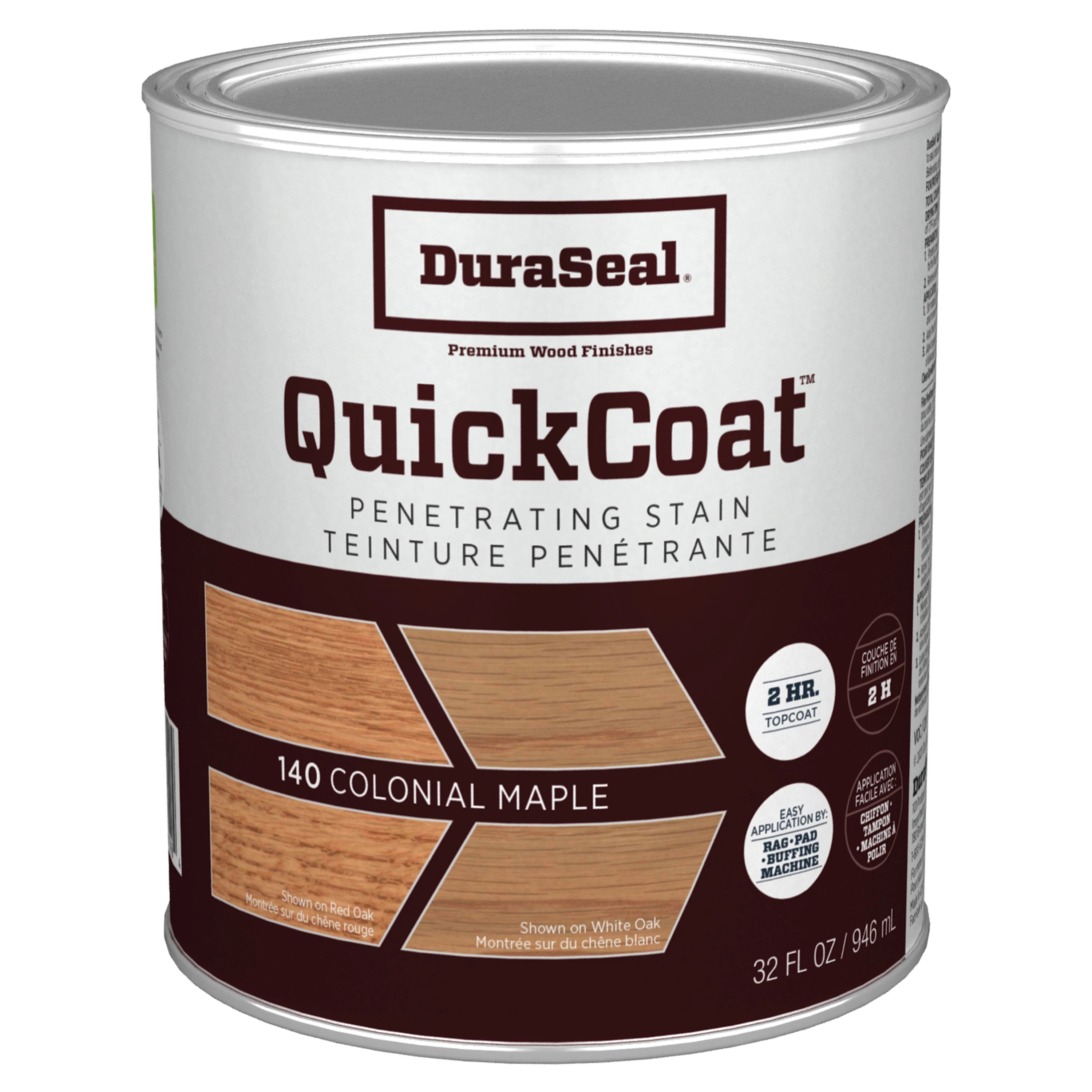 DuraSeal Quick Coat Stain - Colonial Maple Quart - ShippingFloors