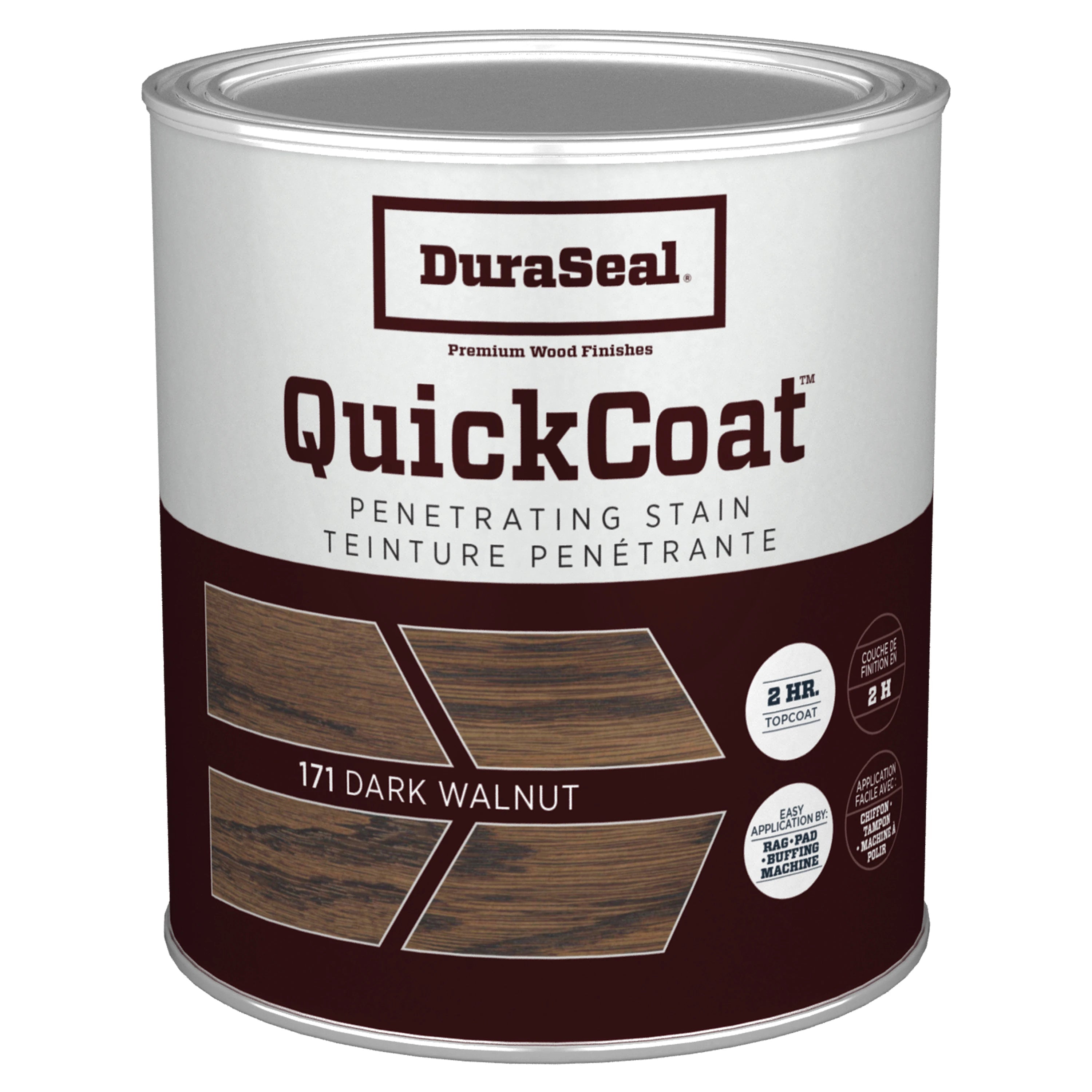 DuraSeal Quick Coat Stain - Dark Walnut Quart - ShippingFloors