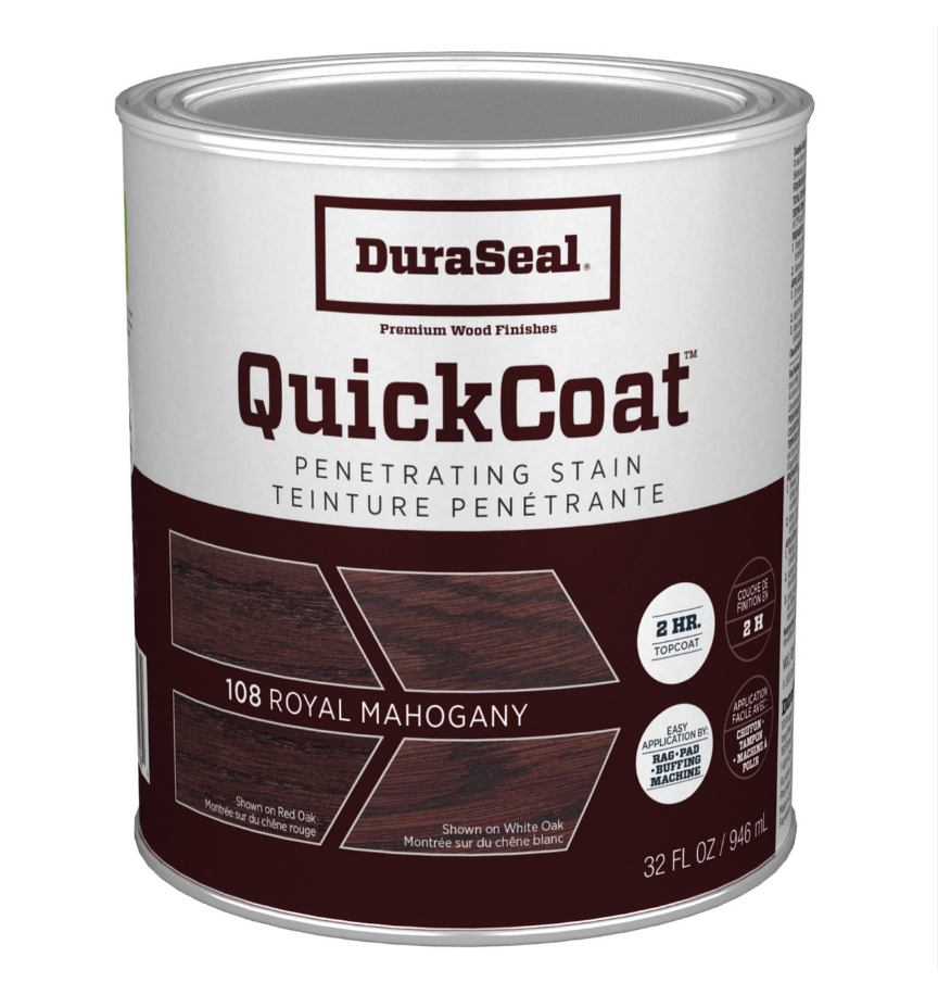 DuraSeal Quick Coat Penetrating Finish - Royal Mahogany - Quart - ShippingFloors