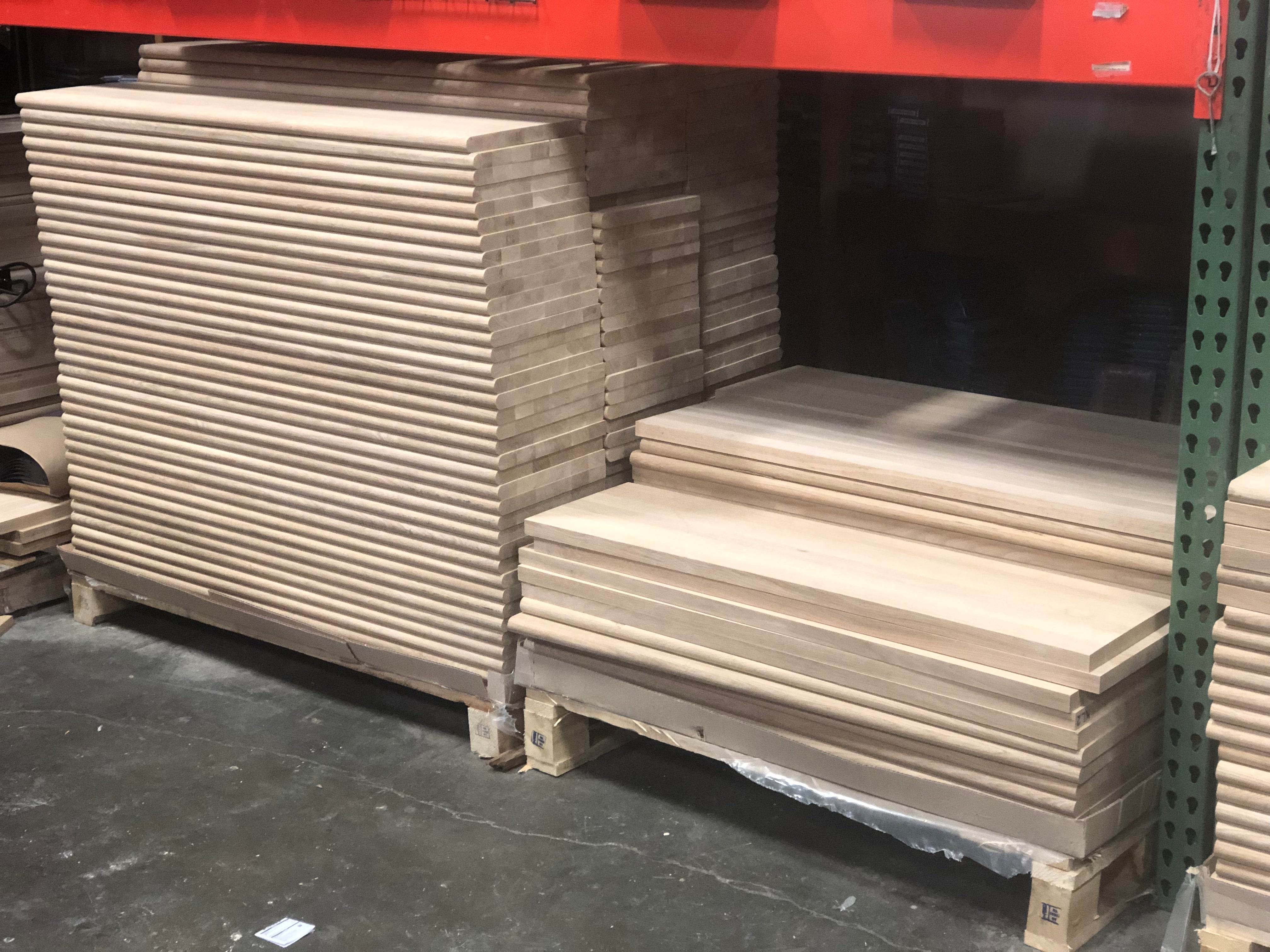 Solid White Oak Wood Stair Treads - ShippingFloors