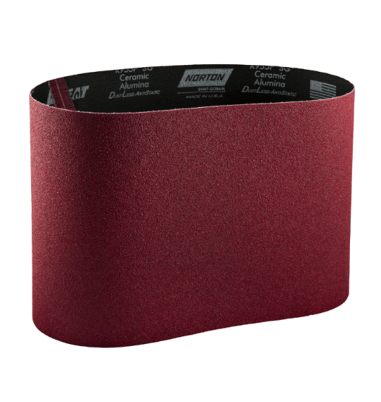 Norton Red Heat Belts Cloth 9-7/8" x 29-1/2" - ShippingFloors