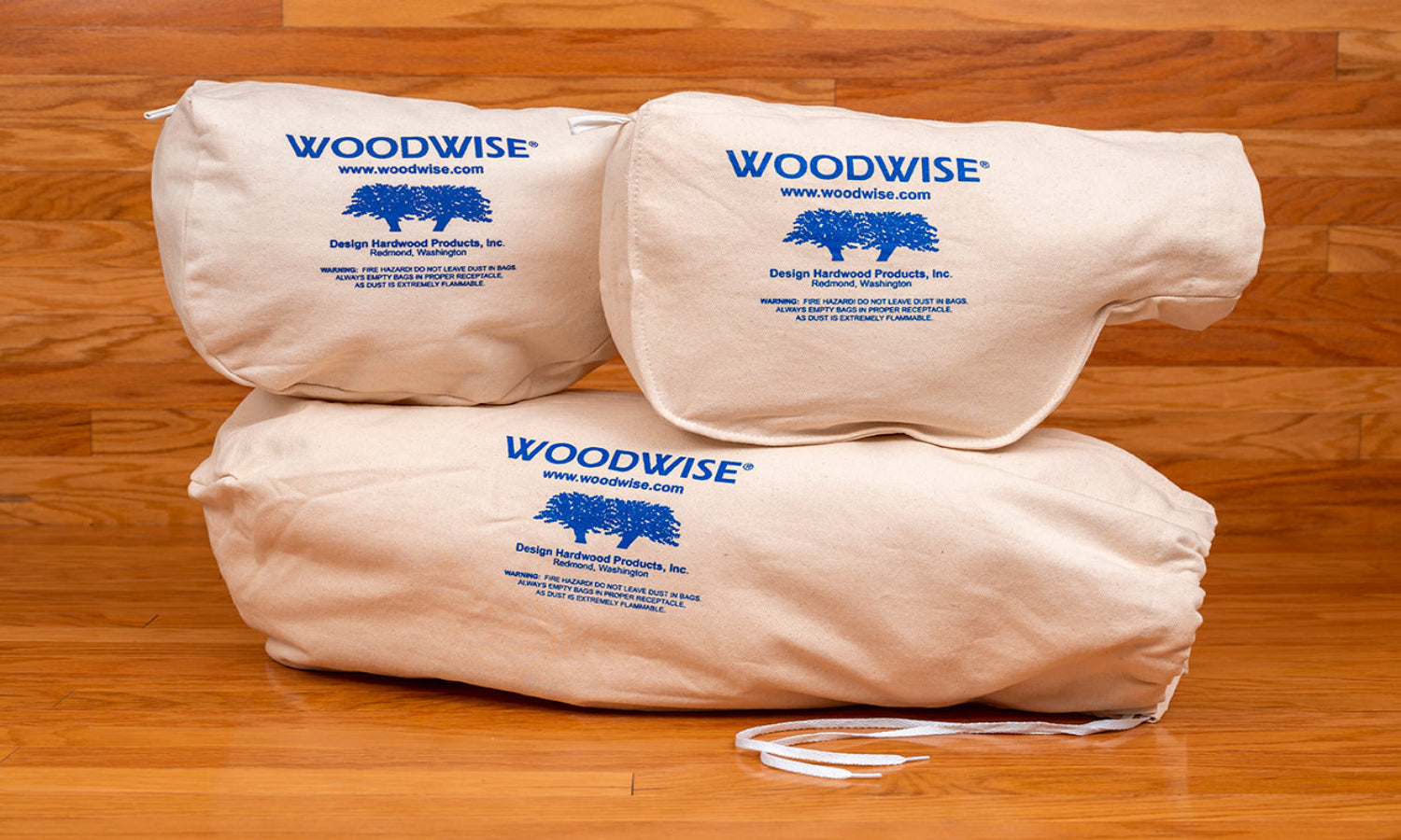Woodwise Double Bottom Edger Dust Collection Bag - ShippingFloors