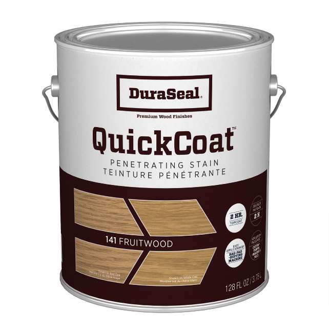 DuraSeal Quick Coat 2 Hour Penetrating Finish Hardwood Flooring Stain for Wood Floors (QT) FRUITWOOD - ShippingFloors