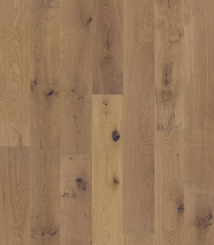 Ozark Engineered Hardwood Flooring - Distressed Light Brown, 7.5" to 11.5" Wide, 72" to 96" Long, 9/16" to 7/8" Thick - ShippingFloors