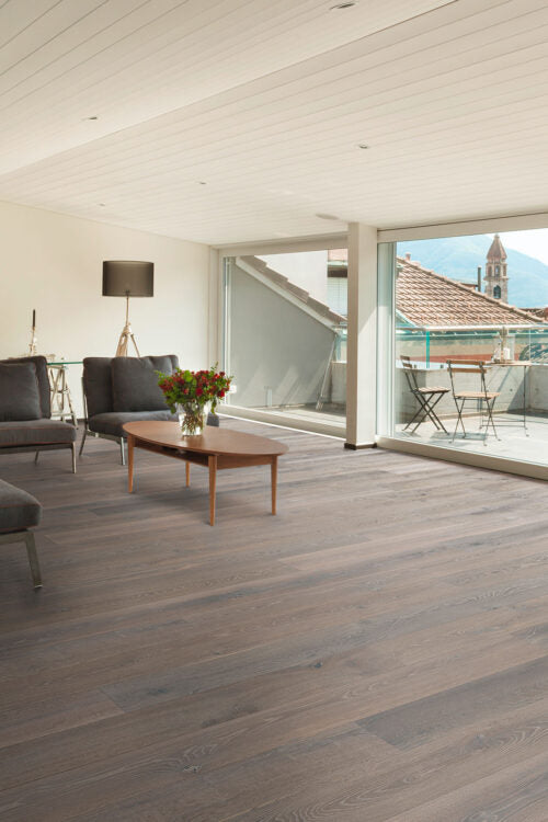 GOA Engineered Hardwood Flooring Western European Oak, 7.5"-11.5" Wide, 72"-96" Long, 9/16"-7/8" Thick, Tongue & Groove/5G