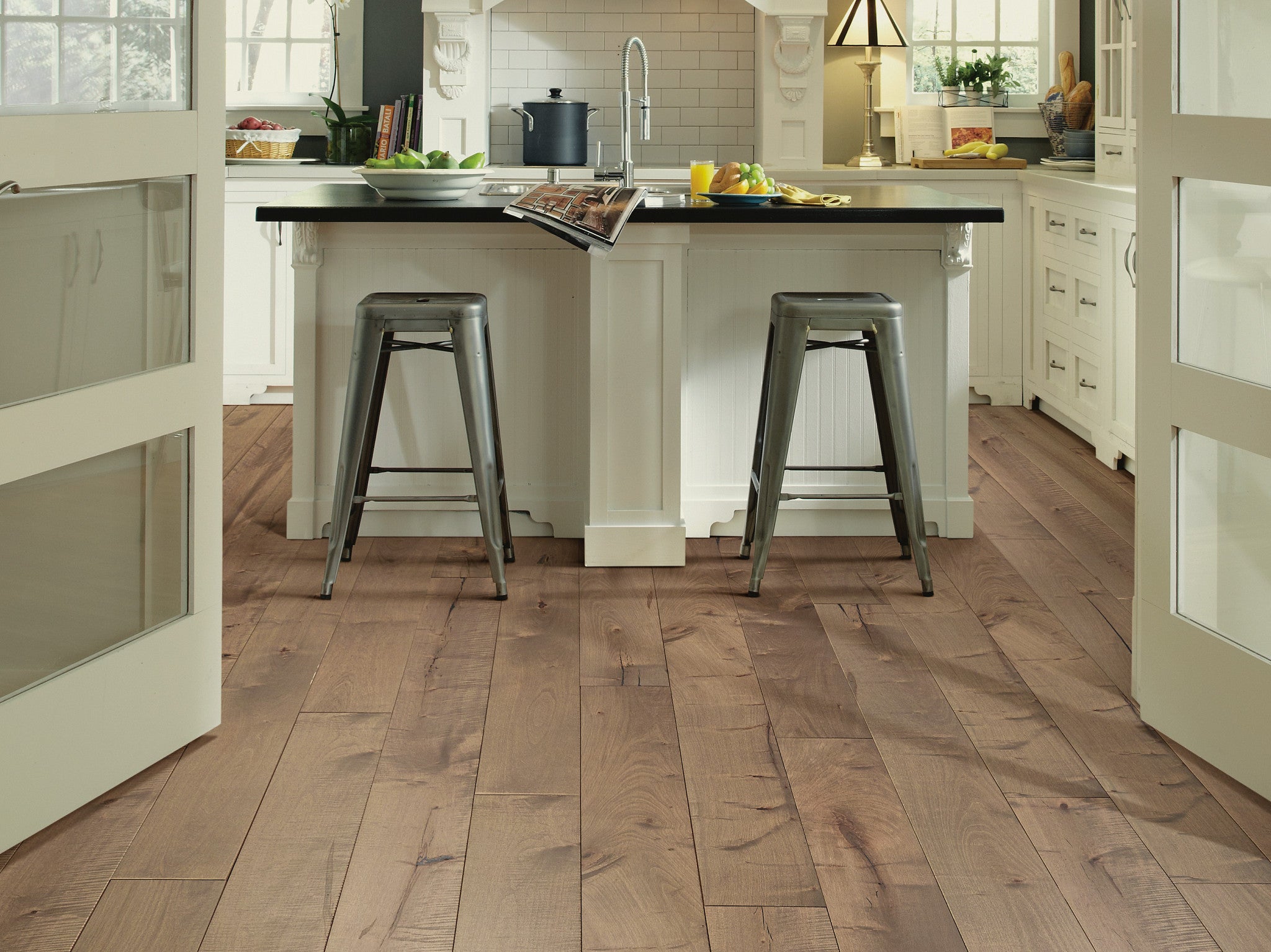 Inspirations Vista Maple 7" Wide Engineered Hardwood Flooring - 1/2" Thick, Water & Scuff Resistant, 23.58 Sq Ft/Box